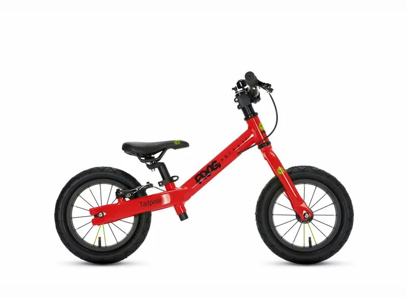 Frog Tadpole - 12 Inch Kids Balance Bike - Red
